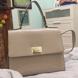 Kate Spade New York Beige/Gray Midsize Bag